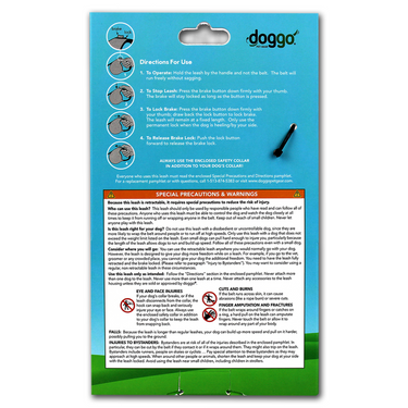 Doggo everyday retractable leash 5m, M, grey